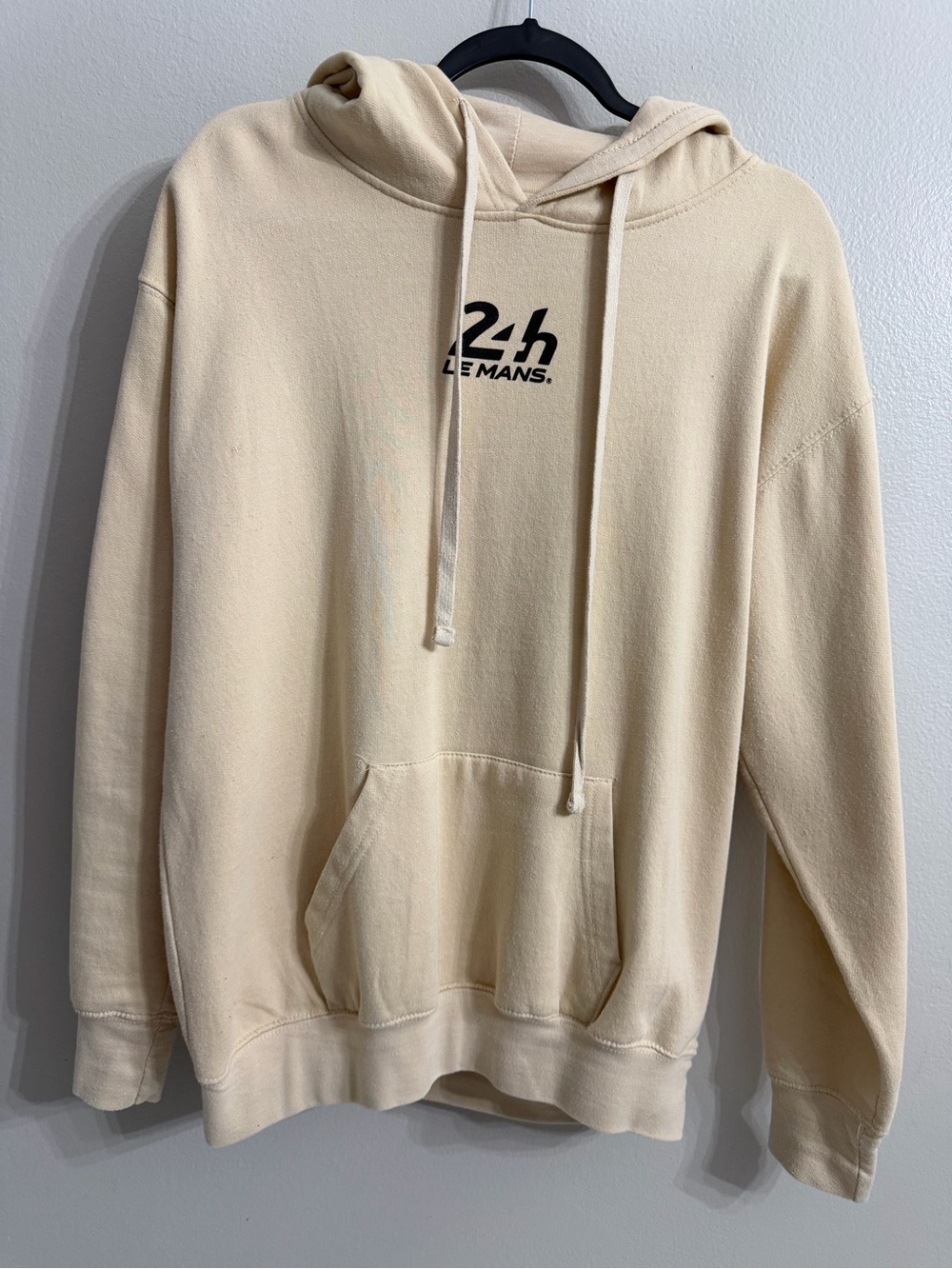 Cream Pullover Hoodie - Men's Casual Sweatshirt